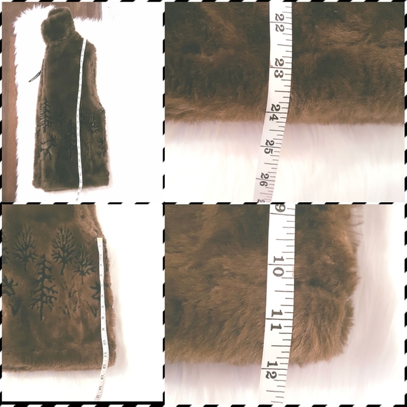 L Black Mountain Outdoor animal print vest EUC - Picture 6 of 7